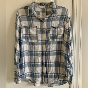 ABERCROMBIE & FITCH Plaid Flannel Shirt